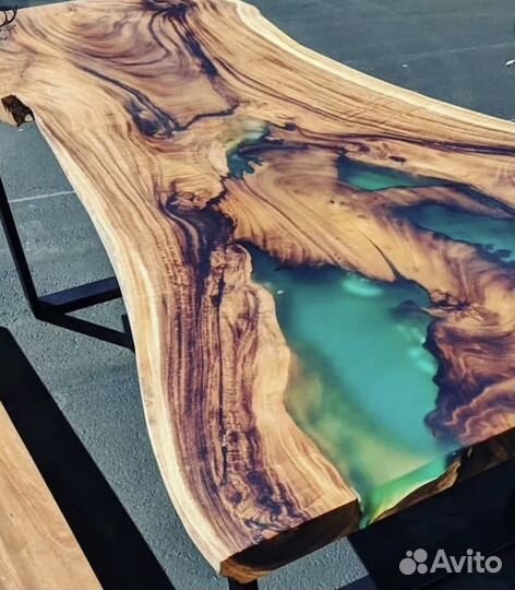 Изготовление столов из слэбов