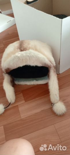 Шапка женская натуральный мех