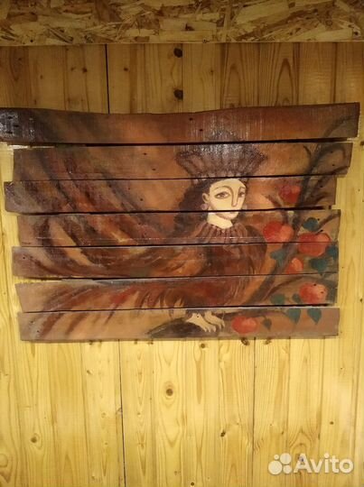 Картина маслом Женщина-Птица