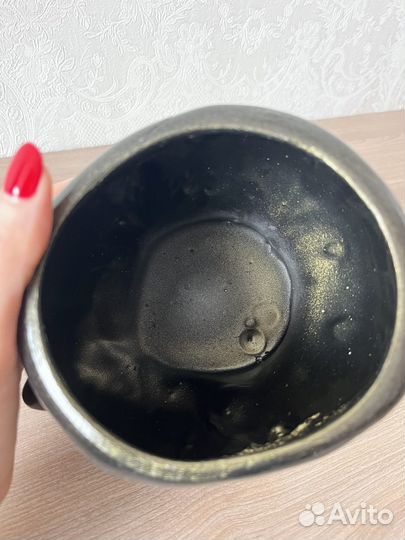 Кашпо голова девушки