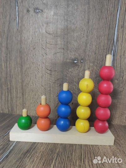 Деревянная пирамидка