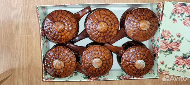 Жюльенницы 6шт. керамика