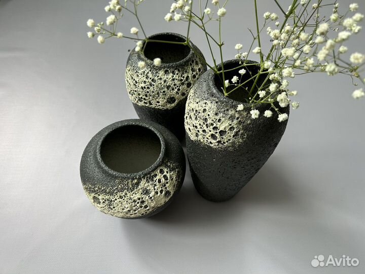 Вазы для цветов набор керамические новые