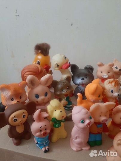 Коллекция резиновых игрушек СССР