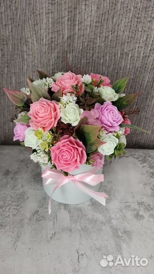 Букет роз из мыла ручной работы