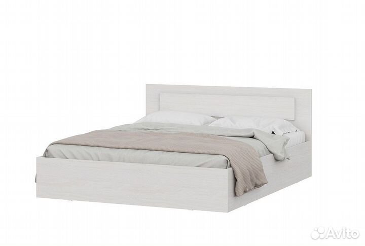 Кровать бежевая 1,6м