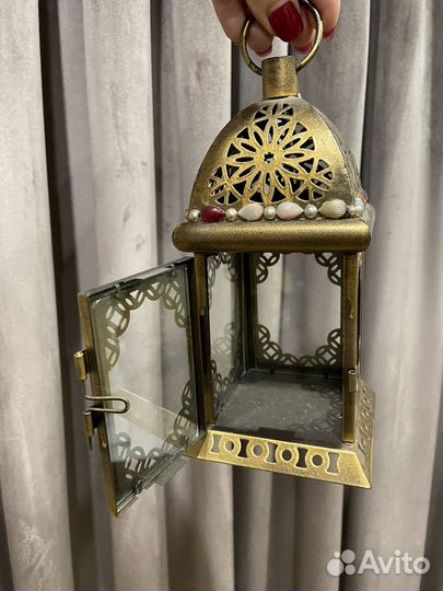 Подсвечник фонарь в восточном стиле