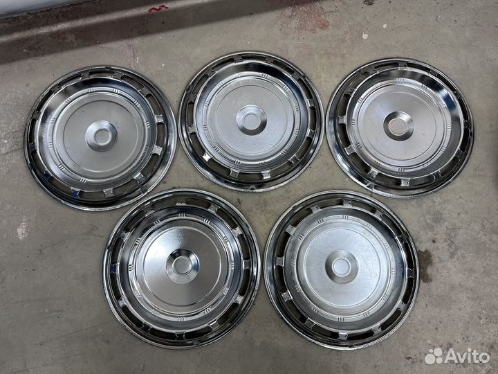 Колпаки Хром r14 газ Волга Оригинал