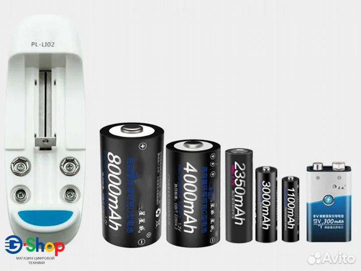 Зарядное устройство для Акб Крона / Ni-Cd / Li-Ion