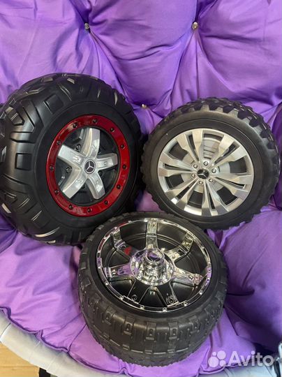 Колесо для детского электромобиля