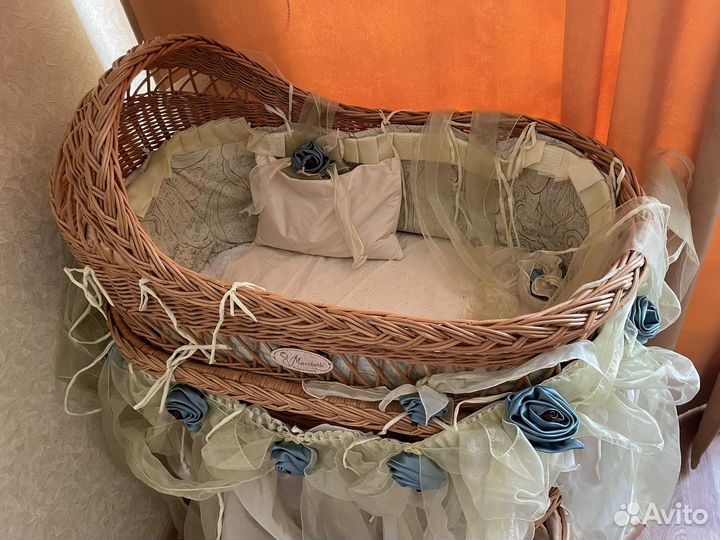Люлька колыбель плетеная