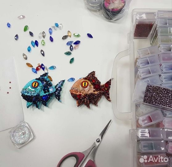 Броши hand made