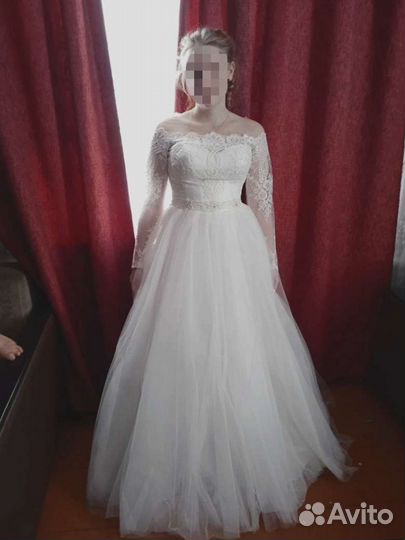 Свадебное платье пышное