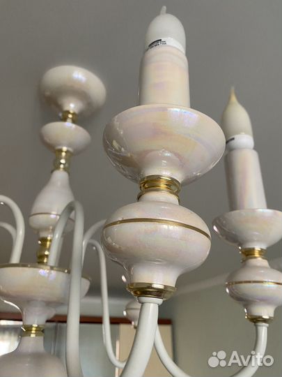 Люстра фарфоровая СССР