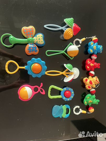 Детские игрушки погремушки пакетом