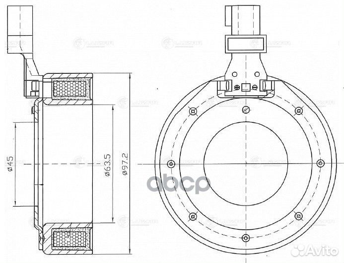Катушка эл/магн. компрессора кондиц. для а/м Ford