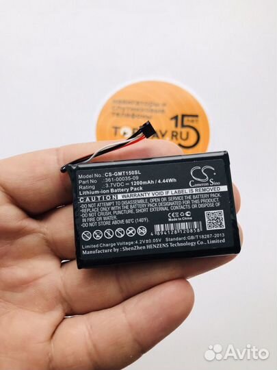 Аккумулятор для Garmin T5 mini