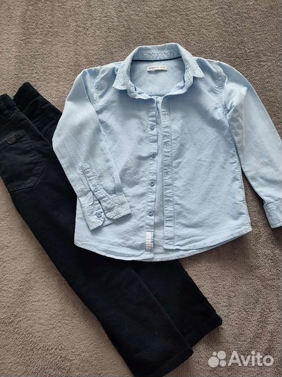 Рубашка Reserved и брюки Waikiki 116 р