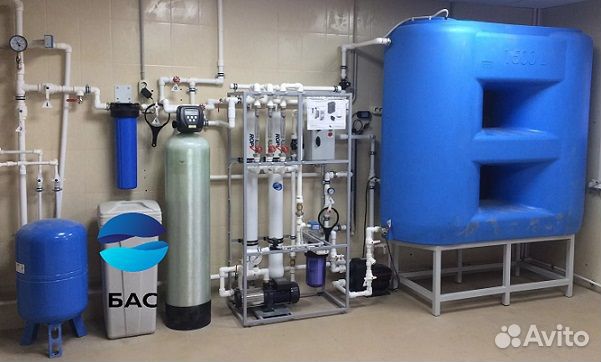 Установка обратного осмоса с насосом 500 л/ч