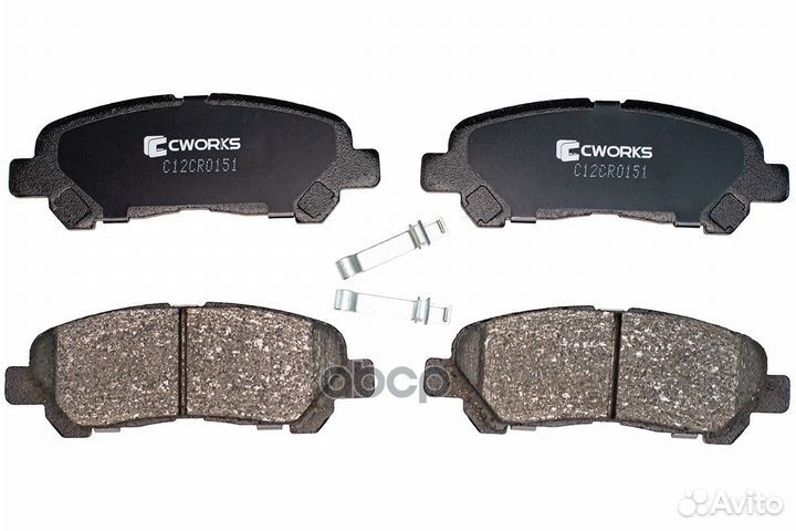 Тормозные колодки задние, Low Metallic C12CR015