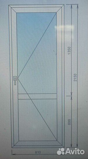 Окна и двери под размер б/у