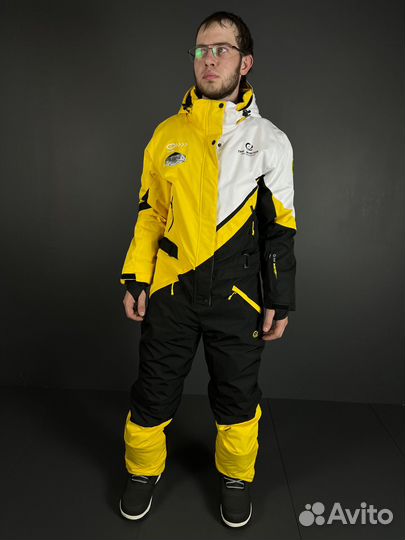 Комбинезон горнолыжный унисекс The Winter Жёлтый