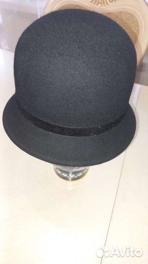 Шляпа женская новая черная шерсть
