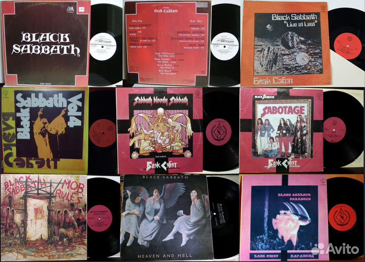 Пластинки Рок групп 70-80г. (Russ, Мел-я, SNC, EX)