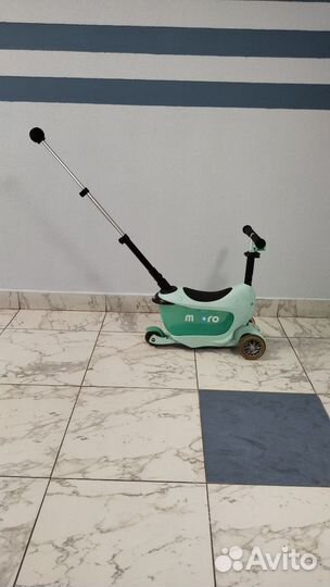 Детский самокат беговел Micro Mini2Go Deluxe