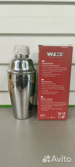 Шейкер для коктейлей weis 500ml