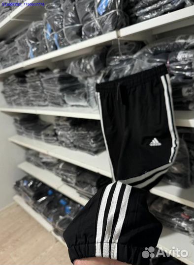 Хлопковые штаны adidas новые