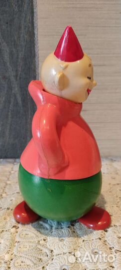 Детская игрушка. Клоун. охк. 1940-50 г
