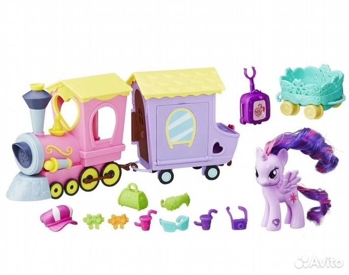 My little pony с поездом дружбы