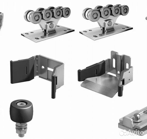 Комплектующие для откатных ворот алютех