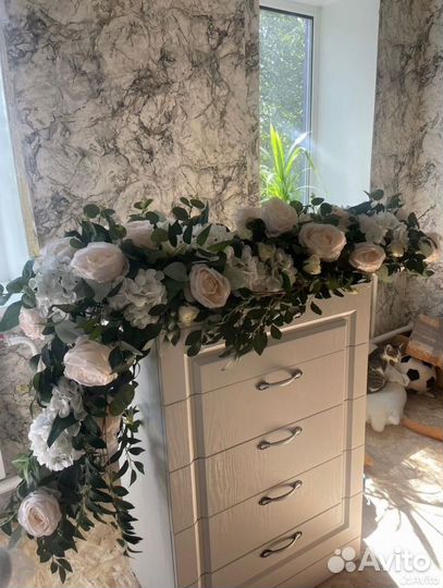 Свадебные цветы украшение