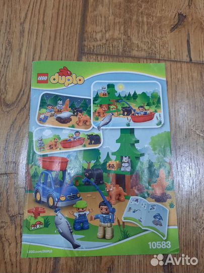 Lego duplо рыбалка в лесу