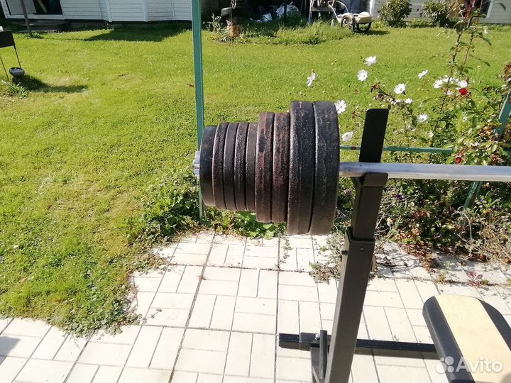 Штанга и гантели Kettler 95 кг