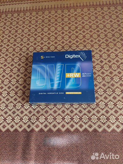 Двд диски новые в упаковке 5 штук