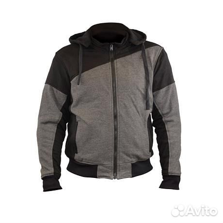 Мотокуртка мужская MCP Hoody серо-черный L