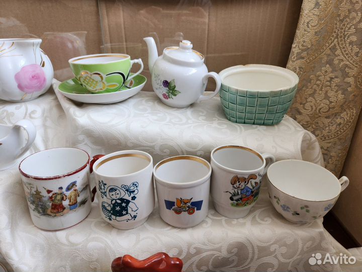 Старая посуда фарфор, керамика период СССР