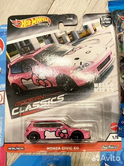 Hot wheels honda civic eg hello kitty