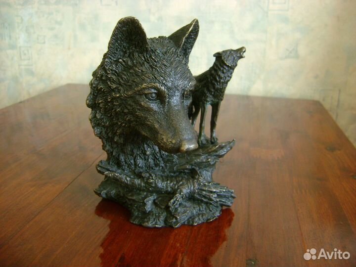 Бронза Волк Статуэтка Европа Волки