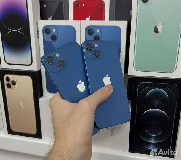 Идеал iPhone 13 128 Blue Ростест Гарантия