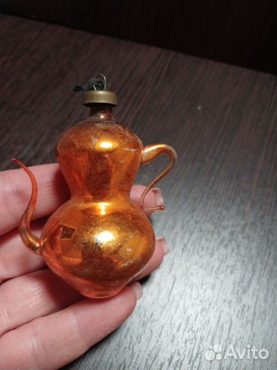 Елочные игрушки СССР чайники