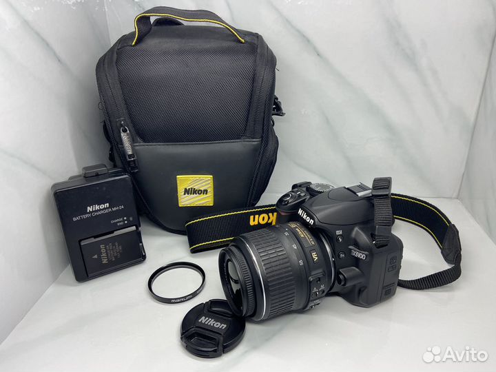 Зеркальный фотоаппарат Nikon D3100 + 18-55mm
