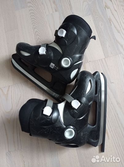 Коньки детские c раздвижным сапожком,Oxelo,р.32-34