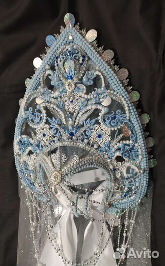 Кокошник для Снегурочки