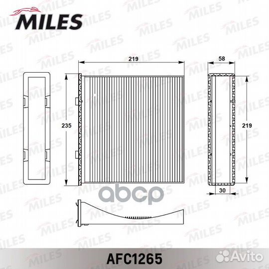 Фильтр салона subaru impreza/forester 08- уголь
