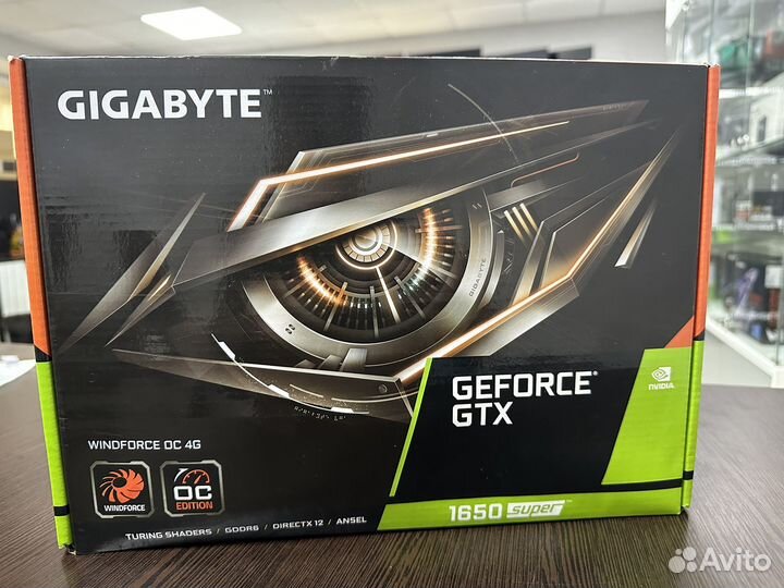 Видеокарта Gigabyte gtx 1650 super windforce oc