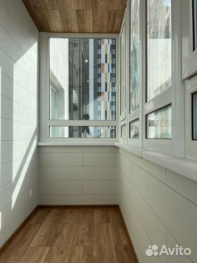 Отделка балкона под ключ